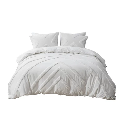 Jasper Cotton Chenille Duvet Cover Set - Urban Habitat 4 Jasper Cotton Chenille Duvet Cover Set - Urban Habitat - Image 4