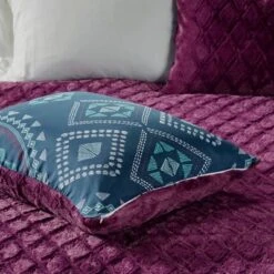 Blair Full/Queen 3pc Reversible Comforter Mini Set Navy/Purple -Bedding Store GUEST 0b3c3e2a d46d 4176 a926 32e289e53421