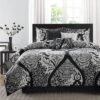 Madison Park 7pc Adela Cotton Printed Comforter Bedding Set