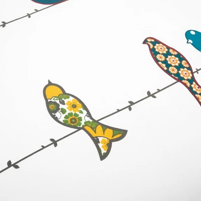 3pc Rowley Birds Cotton Duvet Cover Set - Lush Décor 2 3pc Rowley Birds Cotton Duvet Cover Set - Lush Décor - Image 2