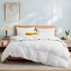 Puredown White Goose Down Comforter Duvet Insert With 500 Thread Count Cotton Fabric
