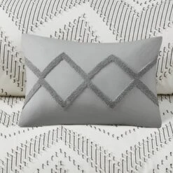 Keaton Cotton Clip Jacquard Duvet Cover Set Gray - Urban Habitat 18 Keaton Cotton Clip Jacquard Duvet Cover Set Gray - Urban Habitat -Bedding Store GUEST 25162b74 5061 4105 8580 6974f475e0dd