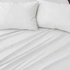 Great Bay Home Solid Microfiber Lightweight Sheet Set