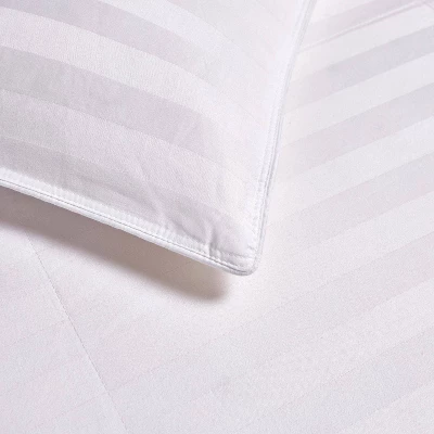 Siberian 500 Thread Count Damask Striped White Down Pillow - Blue Ridge Home Fashions 3 Siberian 500 Thread Count Damask Striped White Down Pillow - Blue Ridge Home Fashions - Image 3