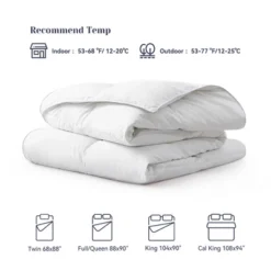 Peace Nest 360 Thread Count White Down Comforter Duvet Insert -Bedding Store GUEST 27bce743 20eb 43e8 9db7 83ee6481df19