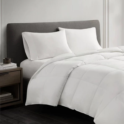 Cotton Sateen Down Alternative Comforter Level 1 Warm 3M Thinsulate Year Round Warmth (Twin) White 3 Cotton Sateen Down Alternative Comforter Level 1 Warm 3M Thinsulate Year Round Warmth (Twin) White - Image 3