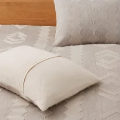 Peace Nest 3 Piece Year-Round Warmth Geometric Clipped Comforter Set Soft Microfiber -Bedding Store GUEST 2fb208af 4d1f 42ec 84f6 e55214d34afc