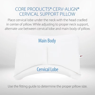 Core Products Cervalign Cervical Pillow 3 Core Products Cervalign Cervical Pillow - Image 3