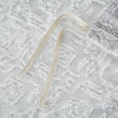 3pc Mill Valley Reversible Cotton Duvet Cover Set Gray 8 3pc Mill Valley Reversible Cotton Duvet Cover Set Gray - Image 8