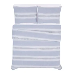 Stripe Flannel Duvet Cover Set - London Fog -Bedding Store GUEST 370f63e4 1aaa 4f10 b20c 4a4089c3a163