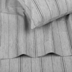 King Printed Pattern Peached Cotton Percale Melange Sheet Set Minimal - Macaron -Bedding Store GUEST 3a807e9c 5c2c 4ed4 8bc1 4ef07f9ed037