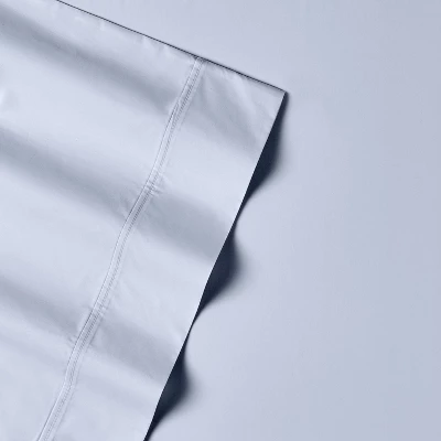 King 300 Thread Count Clean Performance Solid Sheet Set Blue - Sealy 6 King 300 Thread Count Clean Performance Solid Sheet Set Blue - Sealy - Image 6