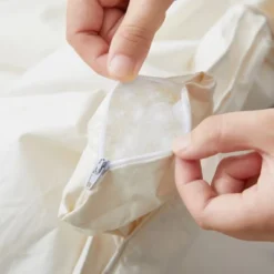 Puredown Pleat Organic Cotton White Goose Down Comforter Duvet Insert -Bedding Store GUEST 3ca45480 c2dd 4102 b4f0 46cfab4cc407