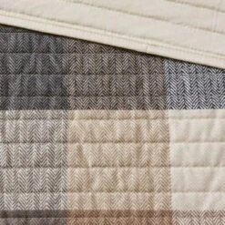 6pc Warren Herringbone Quilted Reversible Coverlet Set With Decorative Pillows - Madison Park -Bedding Store GUEST 42008783 746c 4954 928a e9f8450a727b