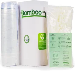 BAMBOOzzz Bed Pillow - Soft Adjustable Cross Cut Shredded Memory Foam Pillow Cooling Comfort Rayon Blend Bamboo Washable Hypoallergenic Cover