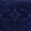 Euro Ashton Collection 100% Cotton Tufted Unique Luxurious Medallion Design Pillow Shams Navy - Better Trends