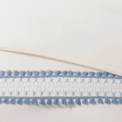 12pc Embroidered Fringe Stripe With Tassels Comforter & Sheet Bedding Set - Threshold™ -Bedding Store GUEST 443f5997 1107 4e72 b1b1 7852d0cd6908