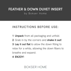 Feather & Down Duvet Comforter Insert | BOKSER Home 14 Feather & Down Duvet Comforter Insert | BOKSER Home -Bedding Store GUEST 46430dda 9888 4c9e b795 f79421b31709