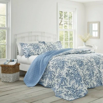 Bedford Quilt Set - Laura Ashley 2 Bedford Quilt Set - Laura Ashley - Image 2