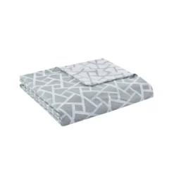 Soho Geo Reversible Duvet Cover Set Gray/White - N Natori 22 Soho Geo Reversible Duvet Cover Set Gray/White - N Natori -Bedding Store GUEST 4c22522d 8027 4ed9 a318 715f9b10341b