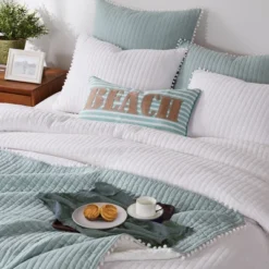 Pom Pom Blue Haze Standard Sham - Levtex Home -Bedding Store GUEST 5e49a6d2 f650 481b a4c1 d9aa661714cf