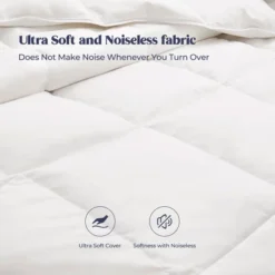 Peace Nest White Goose Down Comforter Duvet Insert Soft 360 Thread Count Fabric -Bedding Store GUEST 643eb1b0 813b 42e2 ac4b c63a5a06be23