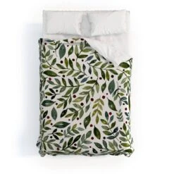 Deny Designs Angela Minca Seasonal Branches Duvet Cover Set Green -Bedding Store GUEST 677a3ffd e0c1 402c 82ec feb2667b940e