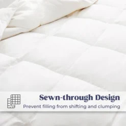 Peace Nest Light & All-season Warmth White Goose Down Comforter Duvet Insert With 360TC Fabric -Bedding Store GUEST 68e43e73 b01b 4d24 b84e 100917d329b5