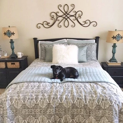 Abbey Reversible Quilt Set Gray - Stone Cottage 7 Abbey Reversible Quilt Set Gray - Stone Cottage - Image 7