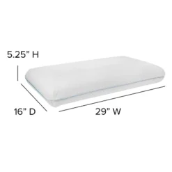 Flash Furniture Capri Comfortable Sleep Memory Foam Gel Queen Pillow -Bedding Store GUEST 6b278530 9cb0 4f7d 9708 fa0f5012b129