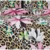Christian Siriano 3pc Tahiti Floral Duvet Cover Set Brown/Pink