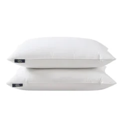 2pk HeiQ Cooling Softy-Around Feather And Down Pillow - Serta