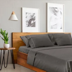 Rayon From Bamboo Solid Performance Sheet Set - Luxclub -Bedding Store GUEST 7420bbac 7eae 48a6 8641 f7c9a65b26db