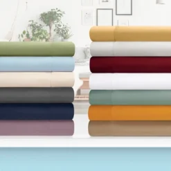 1200-Thread Count Cotton Solid Duvet Cover And Sham Set, By Blue Nile Mills -Bedding Store GUEST 74df70ad f7fc 48c3 bf23 b69837afcb48