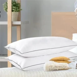 Cheer Collection Set Of 2 Organic Kapok Bed Pillows And Sham Inserts With Plush Microfiber Shell 14 Cheer Collection Set Of 2 Organic Kapok Bed Pillows And Sham Inserts With Plush Microfiber Shell -Bedding Store GUEST 7988c063 f87c 4d6e 9417 0dd8fb7bcc80