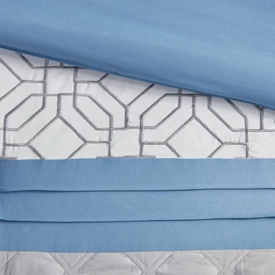 5pc Merissi Embroidered Comforter Set - 510 Design 7 5pc Merissi Embroidered Comforter Set - 510 Design - Image 7