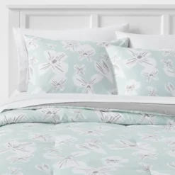 Floral Print Microfiber Reversible Comforter & Sheet Set Mint Green - Room Essentials™ -Bedding Store GUEST 7ee2c25d de84 41cd aefc 85519c817fa3