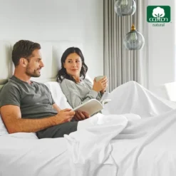 Luxury Fitted Sheet Only, 600 Thread Count - 100% Cotton Sateen, Deep Pocket, Soft, Cool & Durable By California Design Den -Bedding Store GUEST 7ee71d5a 8e03 45c2 8232 4d3789c41a74