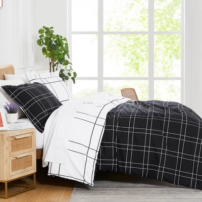 Southshore Fine Living Urban Grid Reversible Oversized Comforter Set 2 Southshore Fine Living Urban Grid Reversible Oversized Comforter Set - Image 2