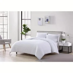 The Nesting Company Palm Collection Embossed 3 Piece Hotel Quality Luxuriously Soft & Lightweight Quilted Bedding Set With 2 Pillow Shams -Bedding Store GUEST 82fb8fe4 fd05 4627 a77e 92bba8c30518