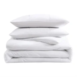 City Scene Solid Microfiber White Full Queen Duvet Cover Bonus Set -Bedding Store GUEST 891cbbc4 d31d 4638 b90b eabe109f1ea4
