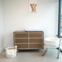 Ely's & Co. Baby Fitted Bassinet Sheet 100% Combed Jersey Cotton Forest Grey Leaf -Bedding Store GUEST 8e9bf07a 9394 4b72 8ccf c958efa5ef91