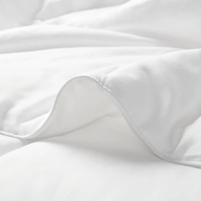 Cotton Sateen Down Alternative Comforter Level 1 Warm 3M Thinsulate Year Round Warmth (Twin) White 8 Cotton Sateen Down Alternative Comforter Level 1 Warm 3M Thinsulate Year Round Warmth (Twin) White - Image 8