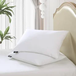 2pk HeiQ Cooling Softy-Around Feather And Down Pillow - Serta 7 2pk HeiQ Cooling Softy-Around Feather And Down Pillow - Serta -Bedding Store GUEST 98adf14f e76e 49ae 9a56 111c9a3b6f2c