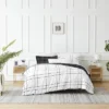 Southshore Fine Living Urban Grid Reversible Oversized Comforter Set