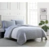 Poppy & Fritz Connery Stripe Gray Duvet Cover Set