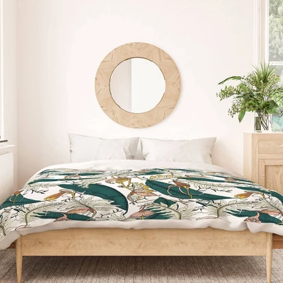 Holli Zollinger Orchid Garden Amora 100% Cotton Duvet Set - Deny Designs 2 Holli Zollinger Orchid Garden Amora 100% Cotton Duvet Set - Deny Designs - Image 2