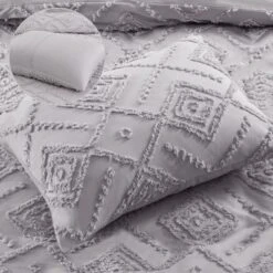 Cotton Chenille Duvet Cover Set, 3PCS Boho Geometric Chenille Clipped Jacquard Farmhouse Duvet Cover Set 9 Cotton Chenille Duvet Cover Set, 3PCS Boho Geometric Chenille Clipped Jacquard Farmhouse Duvet Cover Set -Bedding Store GUEST 9ecf5fad 38f9 44cb 8ebe 8f1a3a2f9506