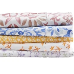 Great Bay Home Watercolor Floral Microfiber Wrinkle-Resistant Sheet Set 8 Great Bay Home Watercolor Floral Microfiber Wrinkle-Resistant Sheet Set -Bedding Store GUEST a3644ae2 f3a3 42f2 907e 49cd19bce1a8
