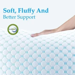 Continental Sleep, Bamboo Cover Pillows With Gel Memory Foam | Maintains Proper Sleeping Postures, Relieves Neck, 25 X 15, White 11 Continental Sleep, Bamboo Cover Pillows With Gel Memory Foam | Maintains Proper Sleeping Postures, Relieves Neck, 25 X 15, White -Bedding Store GUEST a4db8258 d16e 42a4 9db9 3614b451b48e